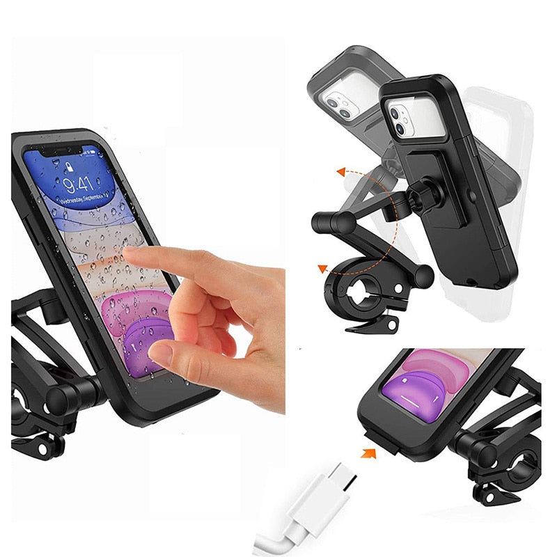 Waterdichte Fiets Telefoon Bevestigings Hoes