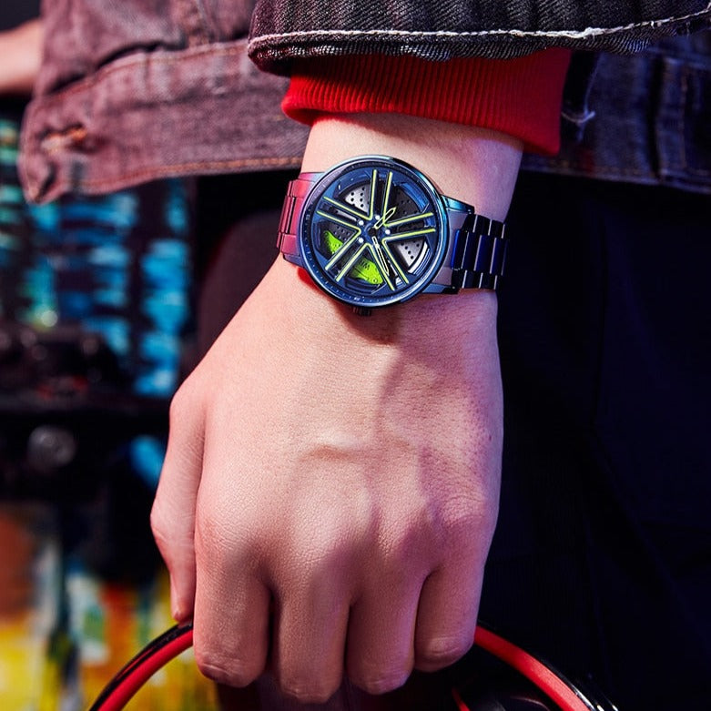 Spinnewiel Horloge