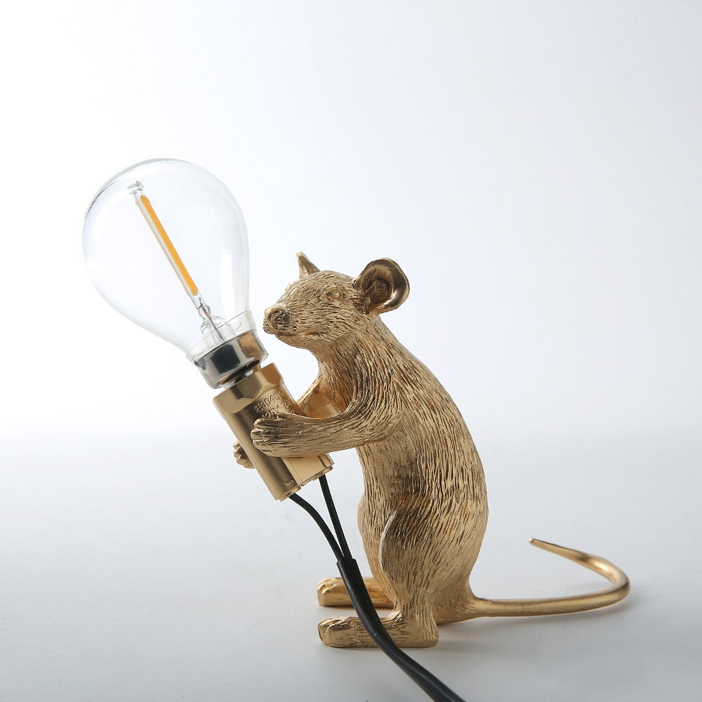 Schattige Muis Tafellamp - Unieke Decoratieve Verlichting voor Elke Ruimte