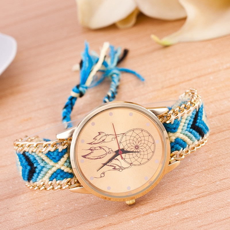 Geweven dromenvanger horloge Belleza