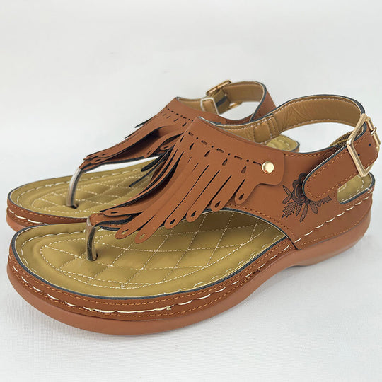 Strand Tassel Sandalen Belleza