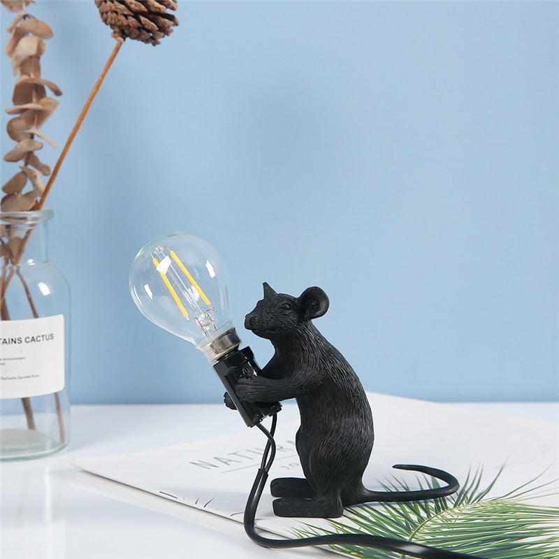 Schattige Muis Tafellamp - Unieke Decoratieve Verlichting voor Elke Ruimte