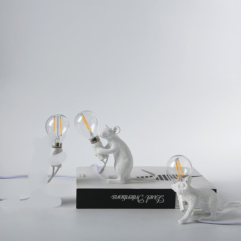 Schattige Muis Tafellamp - Unieke Decoratieve Verlichting voor Elke Ruimte