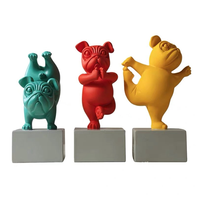 Yoga Bulldog Beeldje Belleza