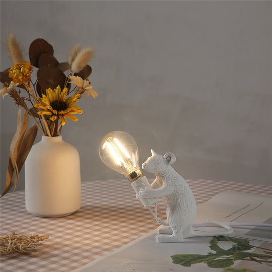 Schattige Muis Tafellamp - Unieke Decoratieve Verlichting voor Elke Ruimte