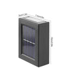 Zonne-aangedreven buiten Patio Wall Light Belleza