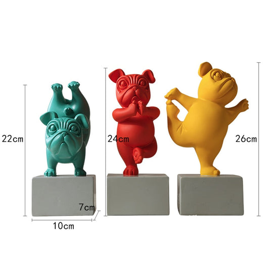 Yoga Bulldog Beeldje Belleza