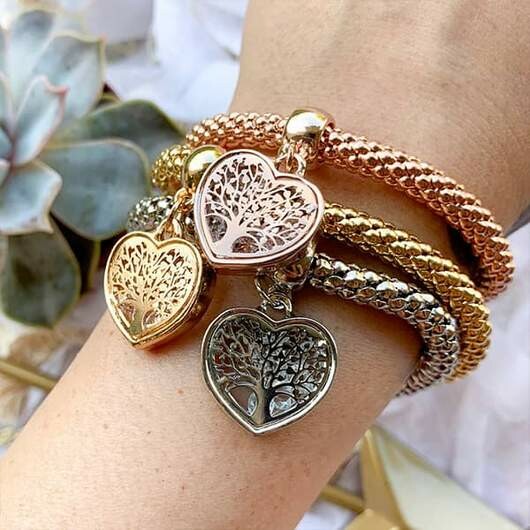 Tree of Life Armband (hartjesvorm) Belleza