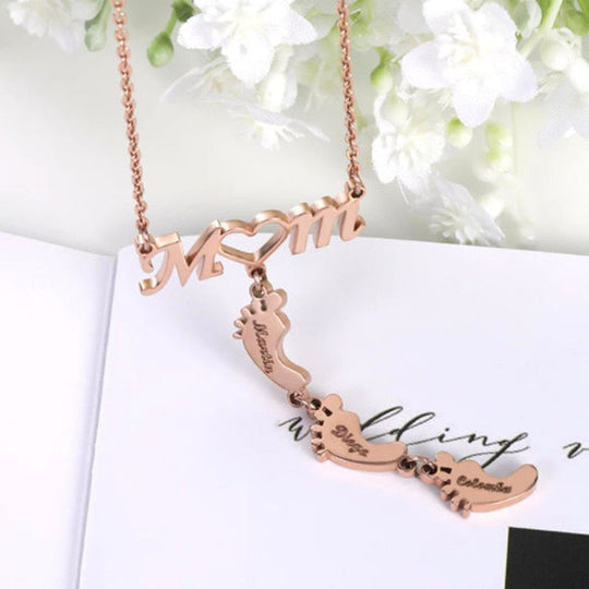 Baby Voeten Moeder Ketting Belleza