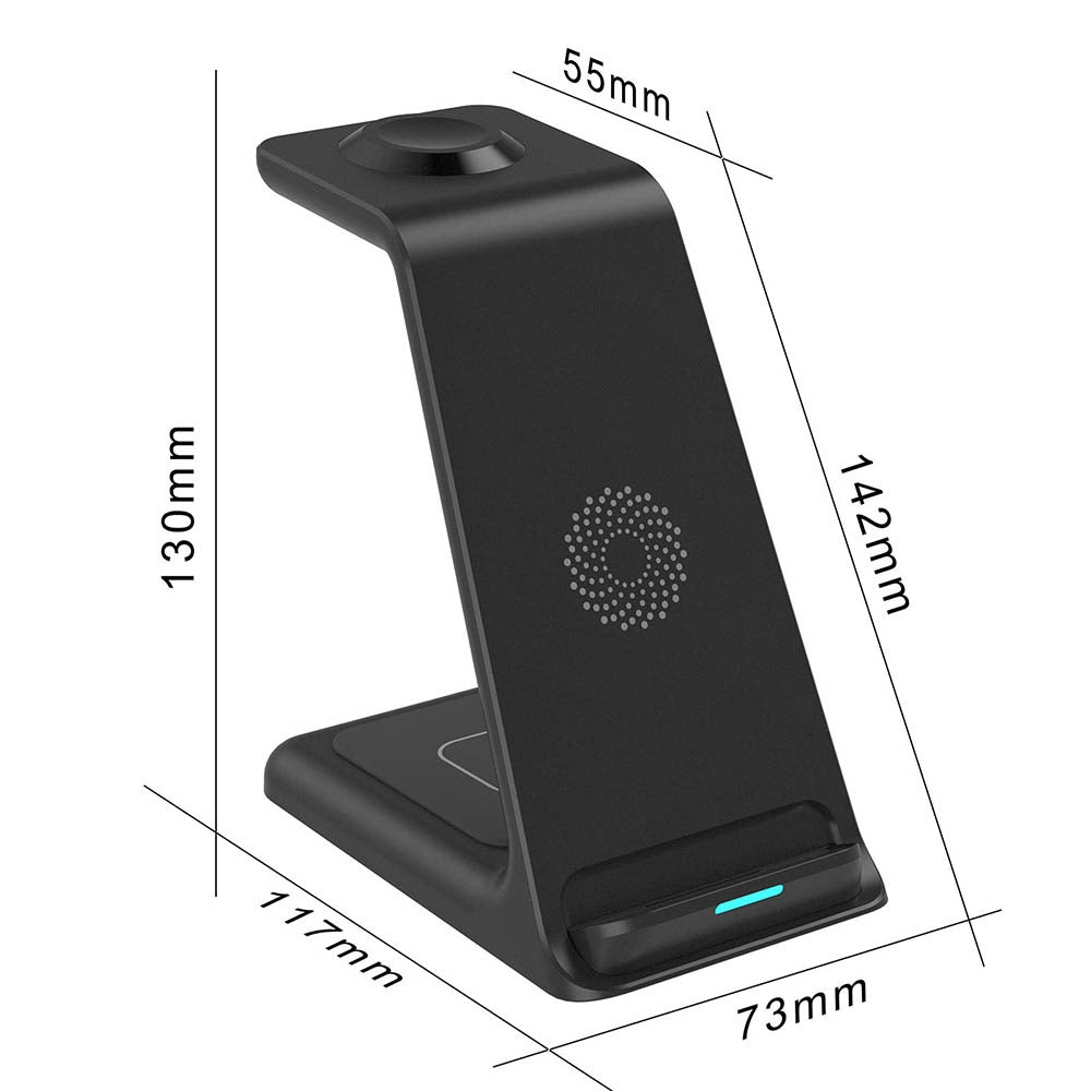 3-in-1 Draadloos Oplader Dock Station