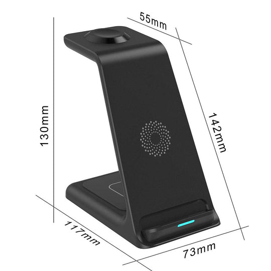 3-in-1 Draadloos Oplader Dock Station