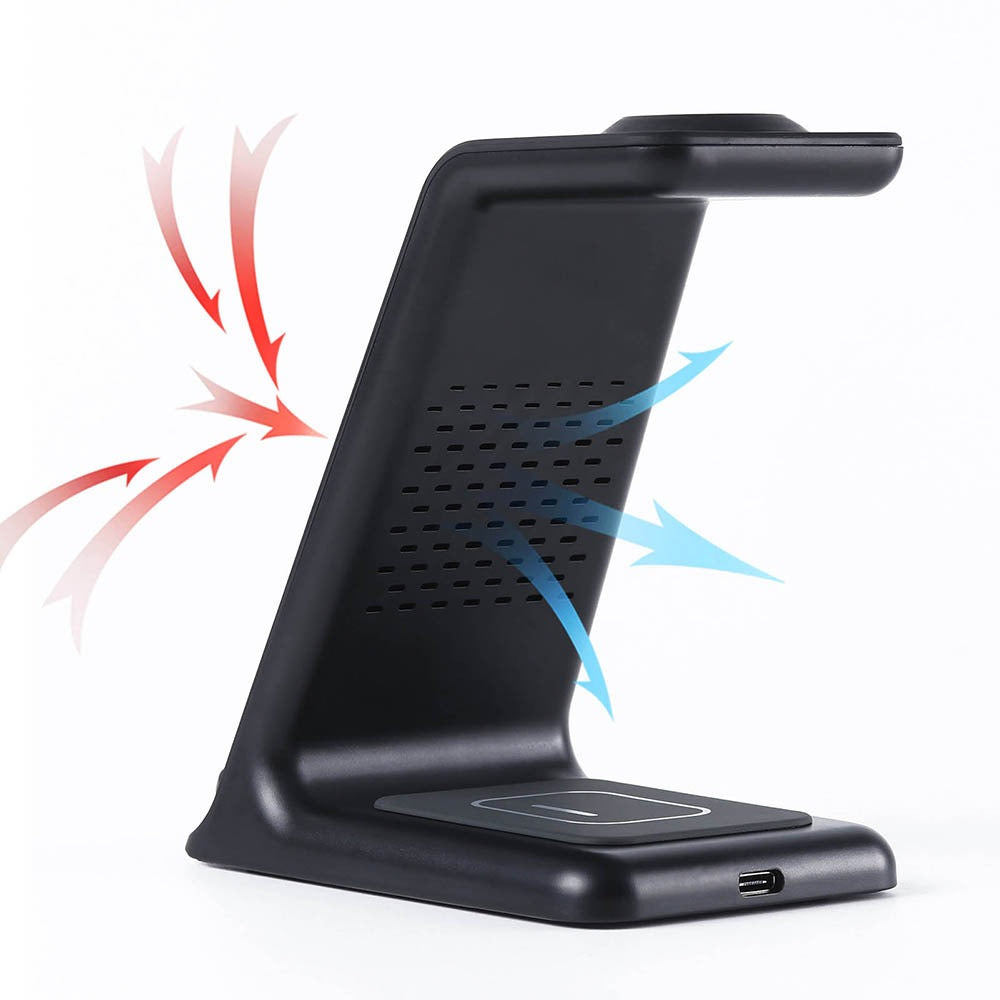 3-in-1 Draadloos Oplader Dock Station