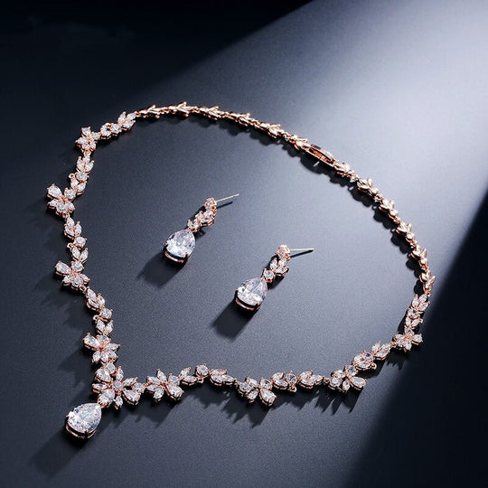 Dames Kristallen Juwelen Set