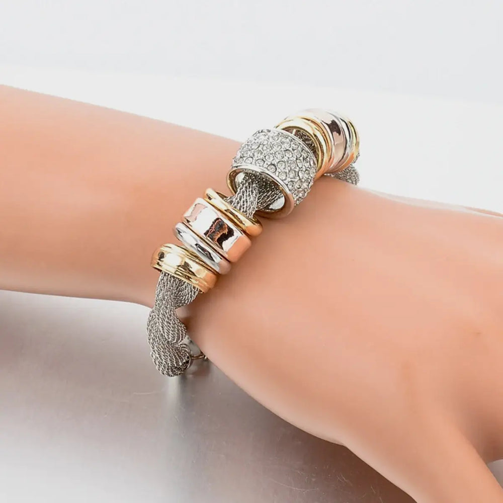 Verstrengelde Ring Accent Armband Belleza