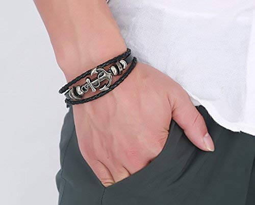 Anker Leren Armband Belleza