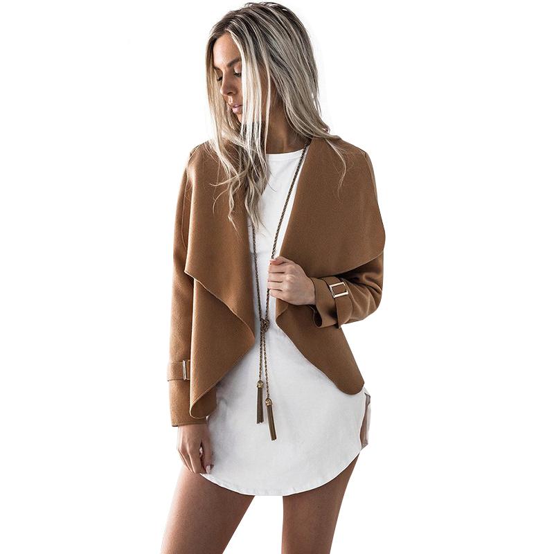 Asymmetrische Kraag Vest Belleza