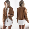 Asymmetrische Kraag Vest Belleza