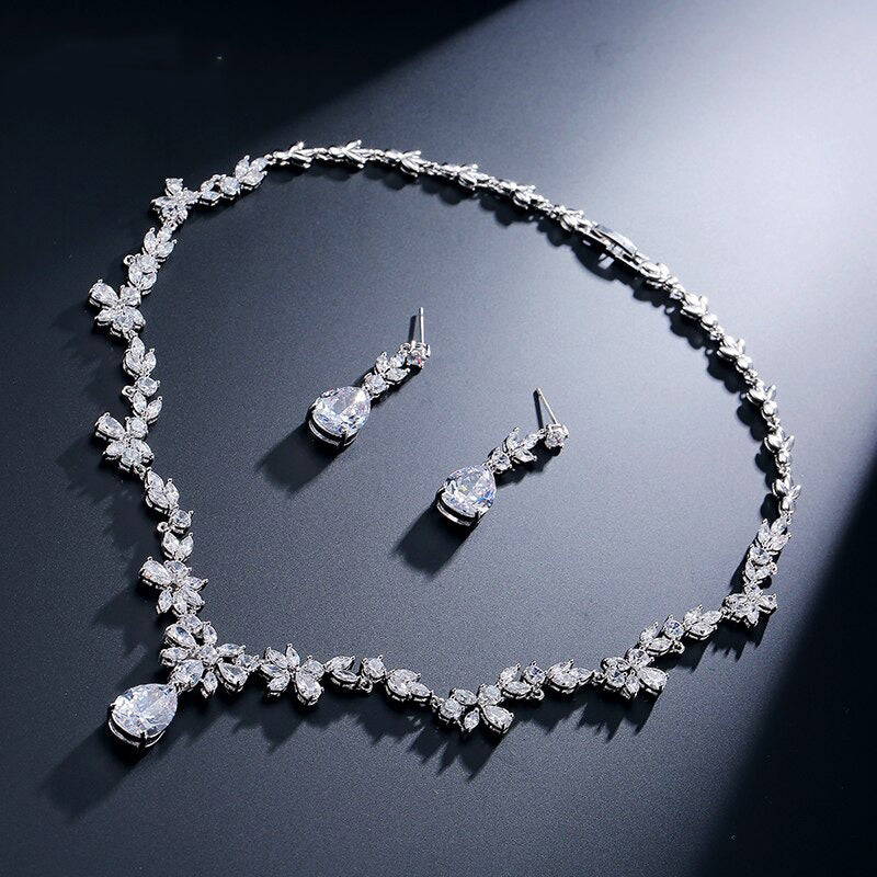 Dames Kristallen Juwelen Set