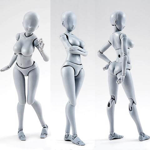 Body Kun & Body Chan Tekenende Mannequin Belleza