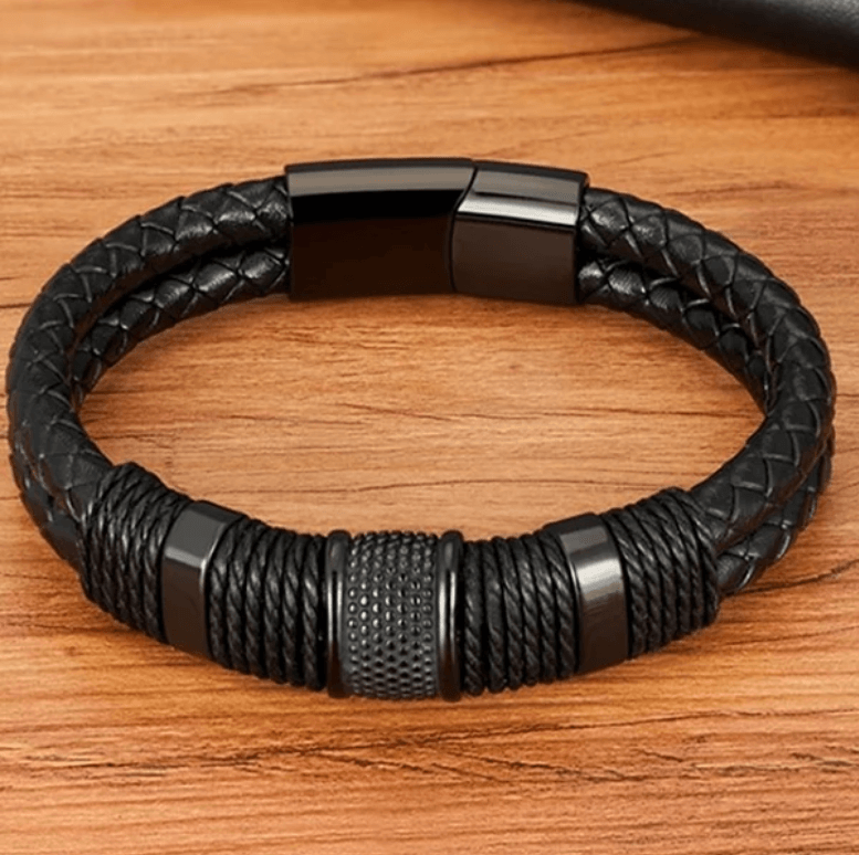 Geweven Leer Stijl Armband