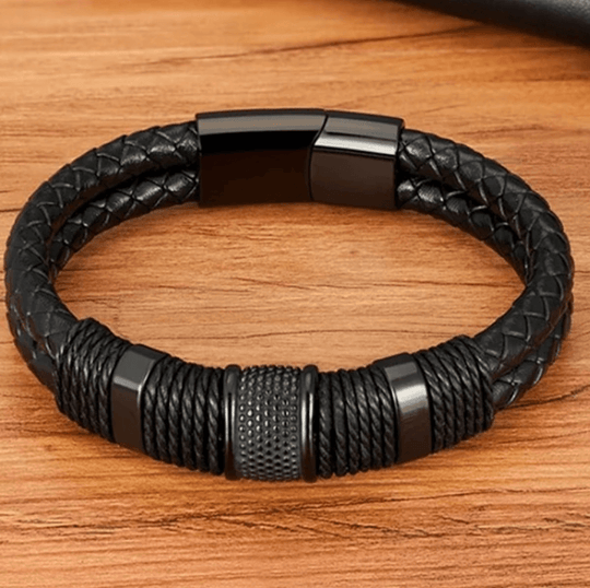 Geweven Leer Stijl Armband