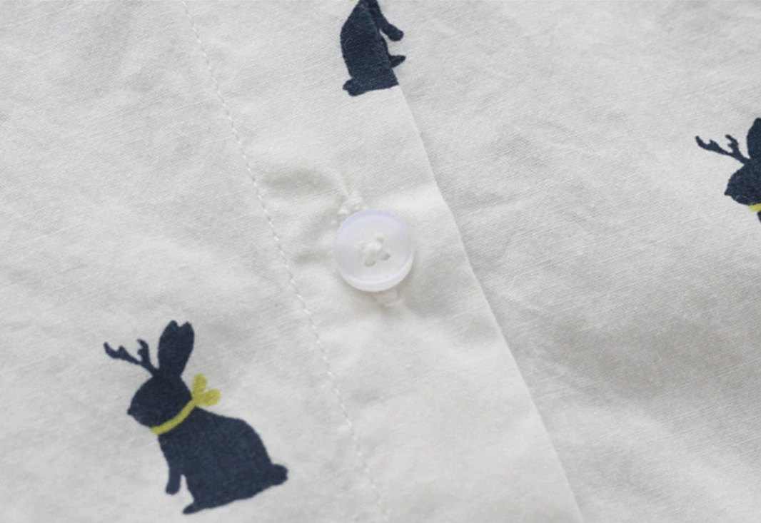 Bunny - De konijn-print overhemdjurk Belleza