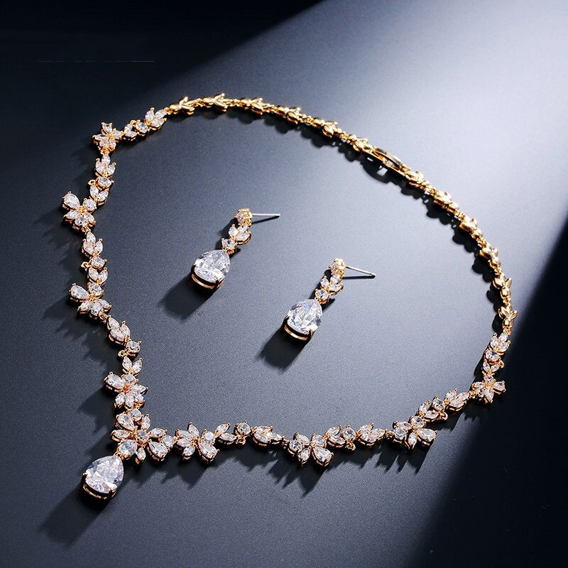 Dames Kristallen Juwelen Set