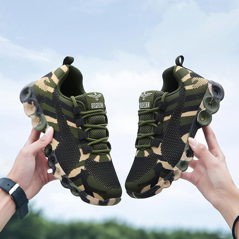 Camouflage Ademend Sneakers Belleza