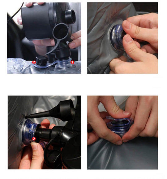 Opblaasbare auto achterbank matras Belleza