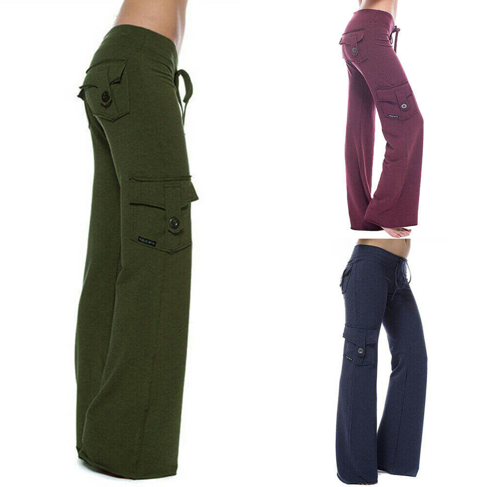 Vrouwen Bootleg Cargo Broek Belleza