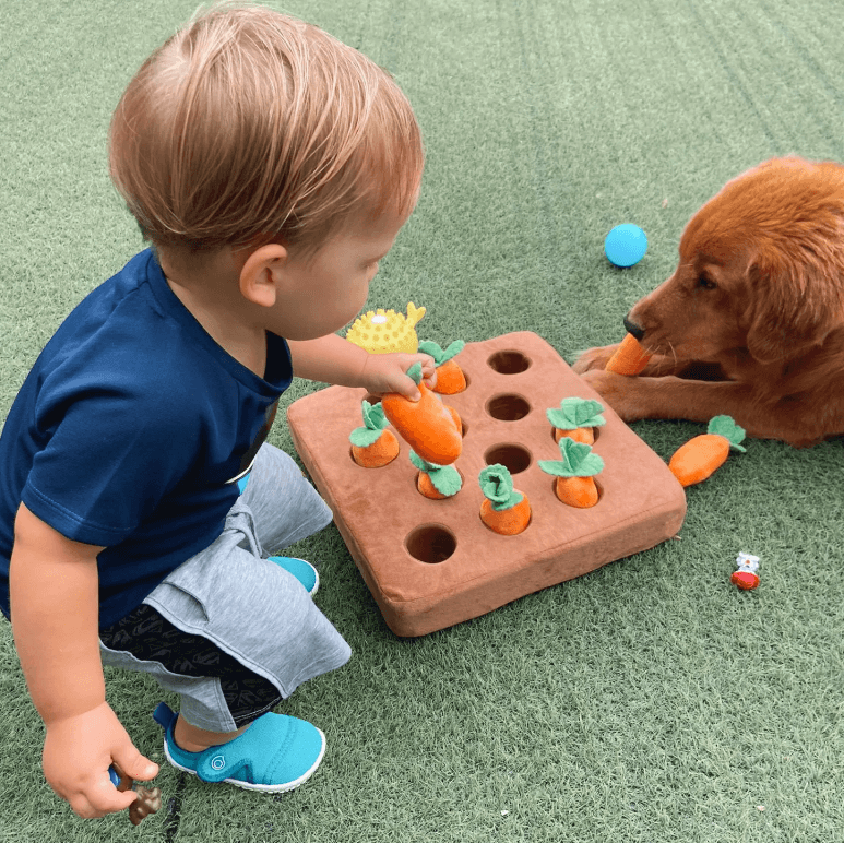 Hond Wortel Pluche Speelgoed