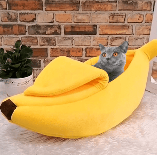 Grappig Bananen Kattenbed