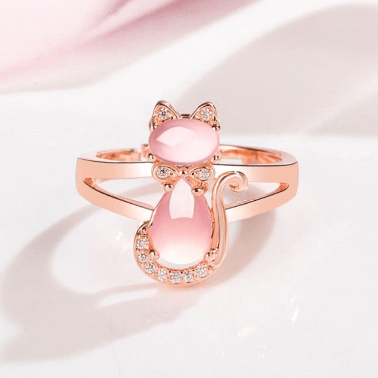 Opaal Kat Ring Belleza