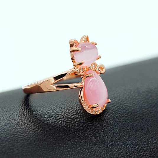 Opaal Kat Ring Belleza