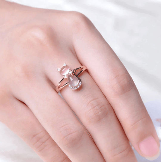 Opaal Kat Ring Belleza