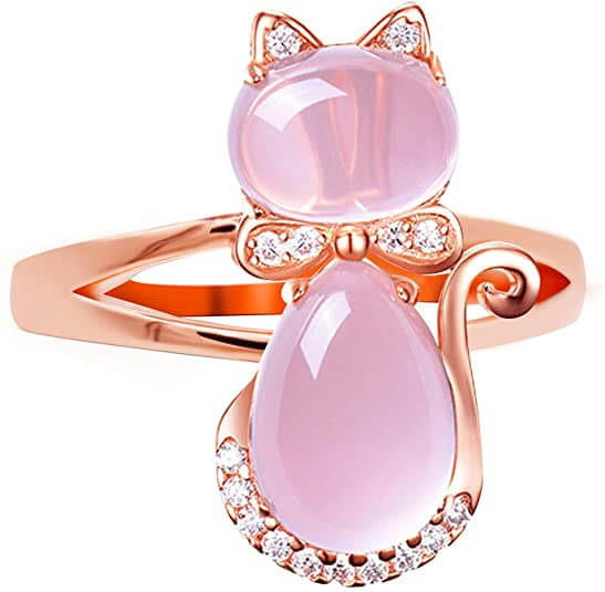 Opaal Kat Ring Belleza