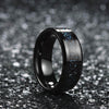 Koolstofvezel Keltische Draak Ring