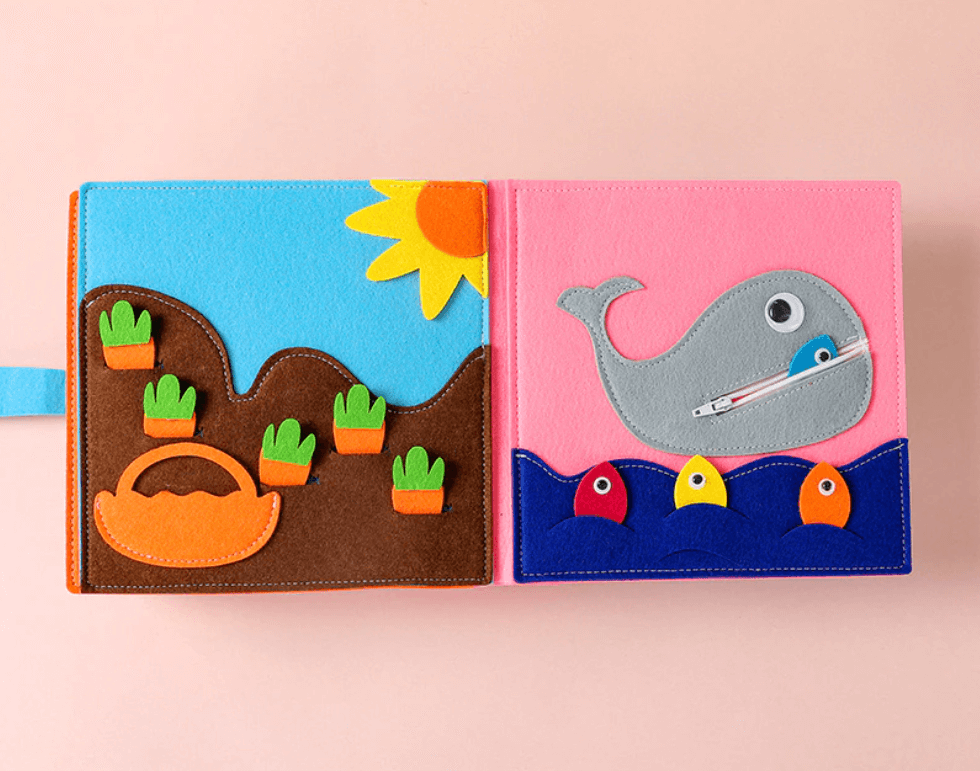 Montessori Baby Doekjes Boek Belleza