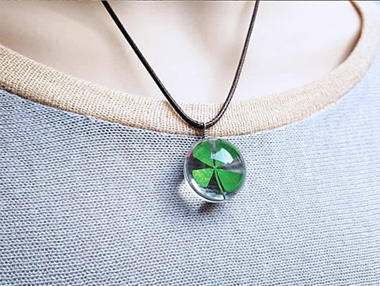 Vierbladige klaver ketting Belleza