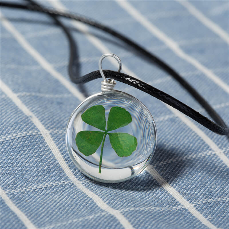 Vierbladige klaver ketting Belleza