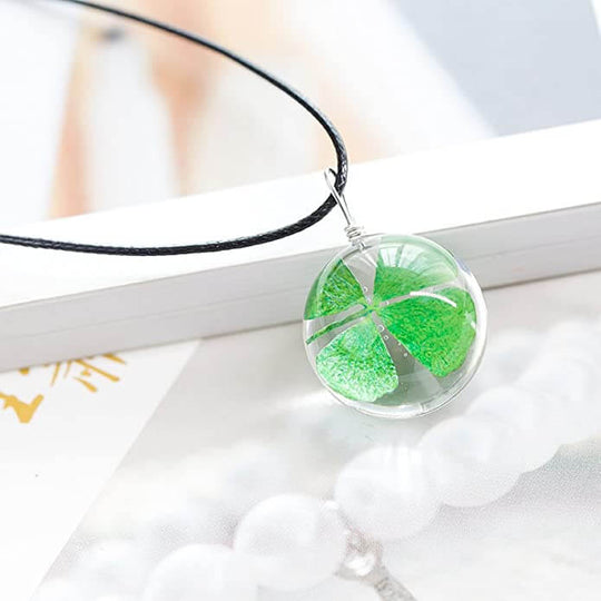 Vierbladige klaver ketting Belleza