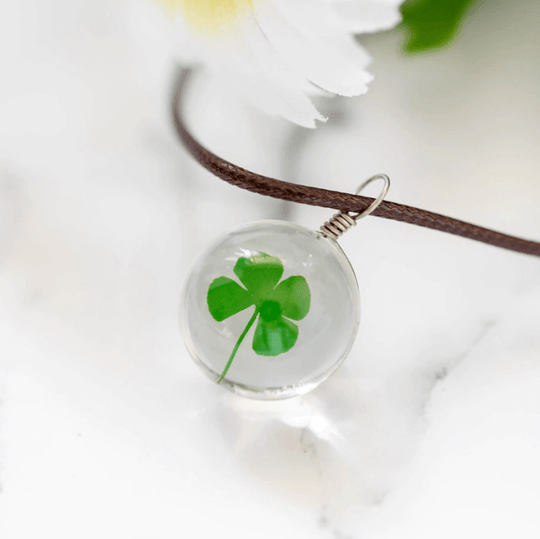 Vierbladige klaver ketting Belleza
