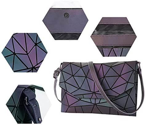 Geometrische Lichtgevende Crossbody Tas Belleza