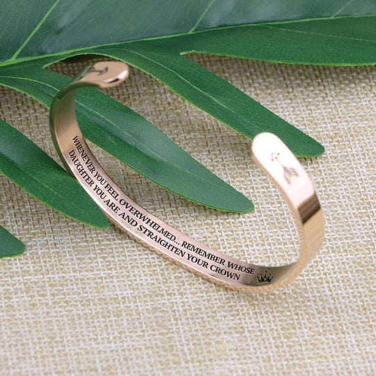 Onthoud wiens dochter je bent en zet je kroon recht | Armband Belleza
