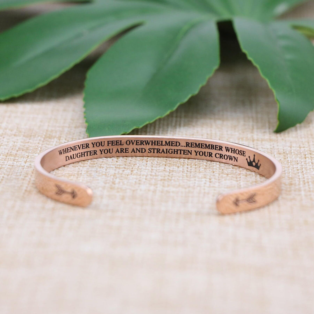 Onthoud wiens dochter je bent en zet je kroon recht | Armband Belleza