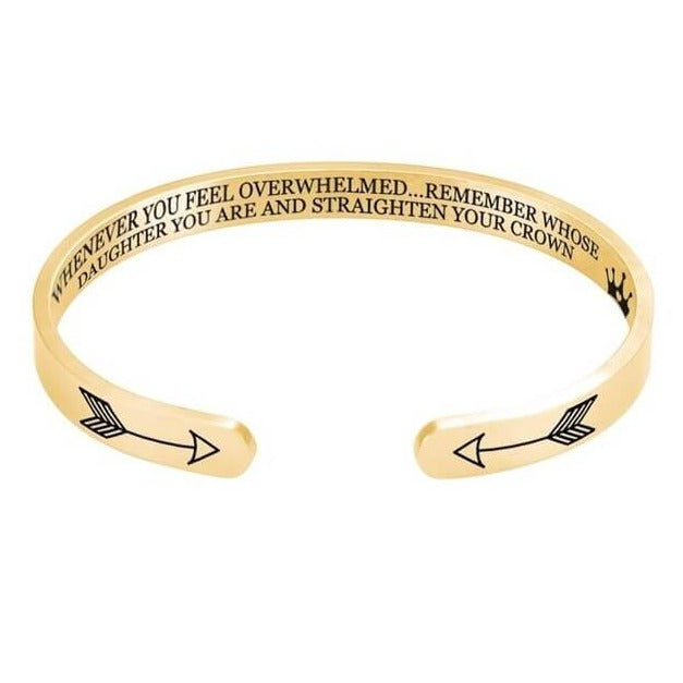 Onthoud wiens dochter je bent en zet je kroon recht | Armband Belleza