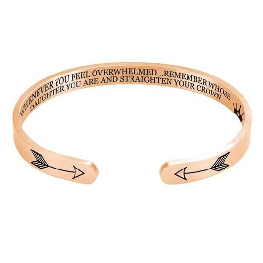 Onthoud wiens dochter je bent en zet je kroon recht | Armband Belleza