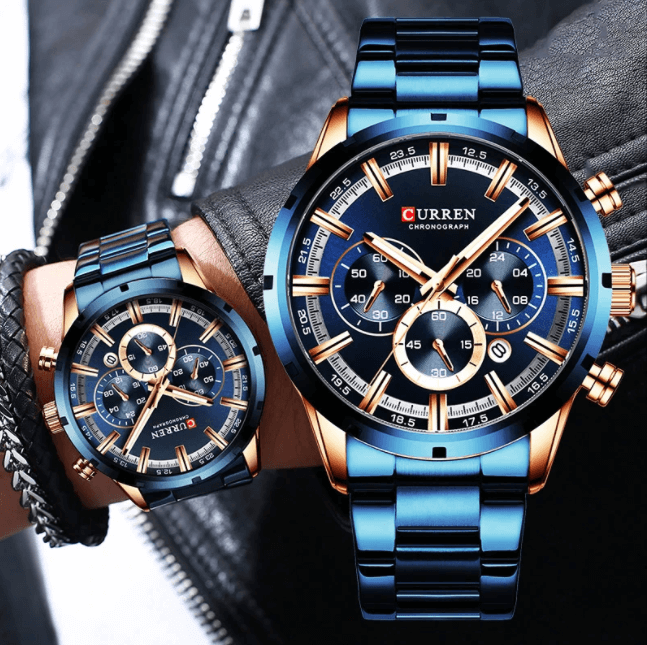 Curren Business Chronograafhorloge Belleza