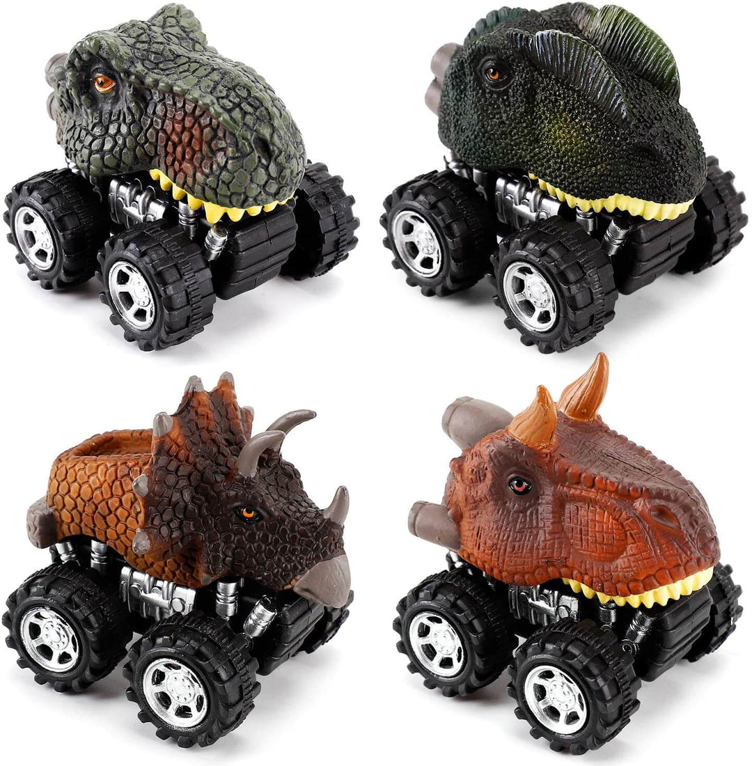 Pull Back Dinosaurus Mini Auto (6st) Belleza