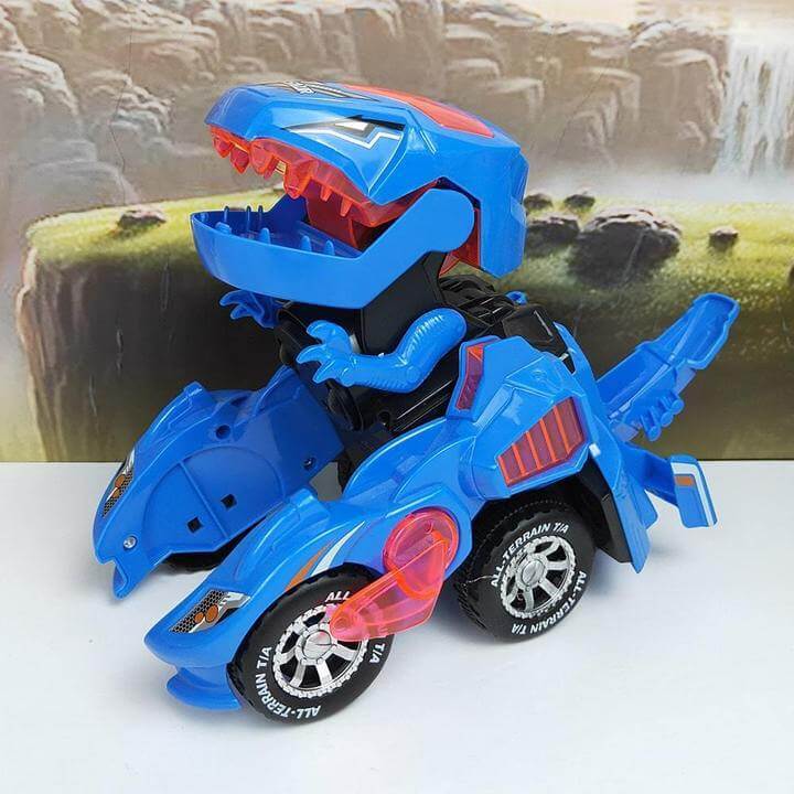 Transformerende Dinosaurus LED Auto